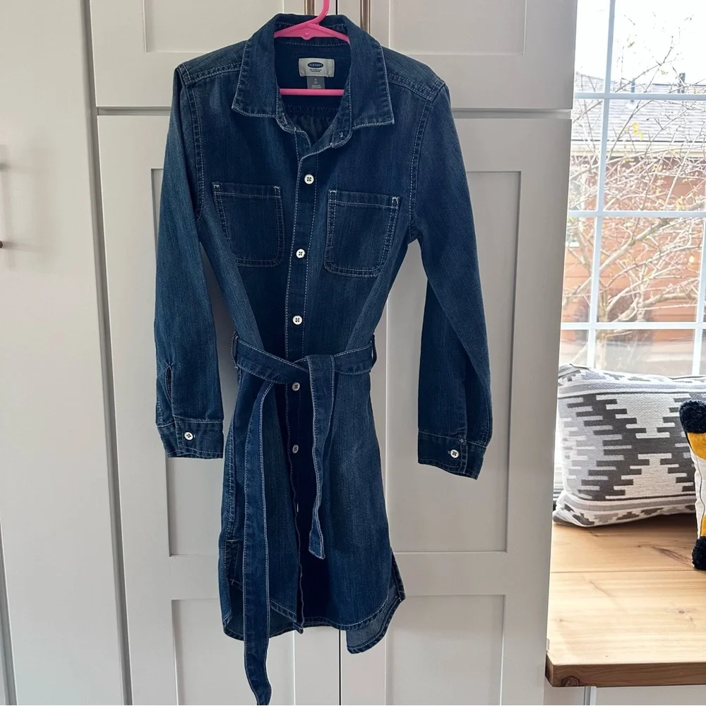 Old Navy Denim Shirt Dress